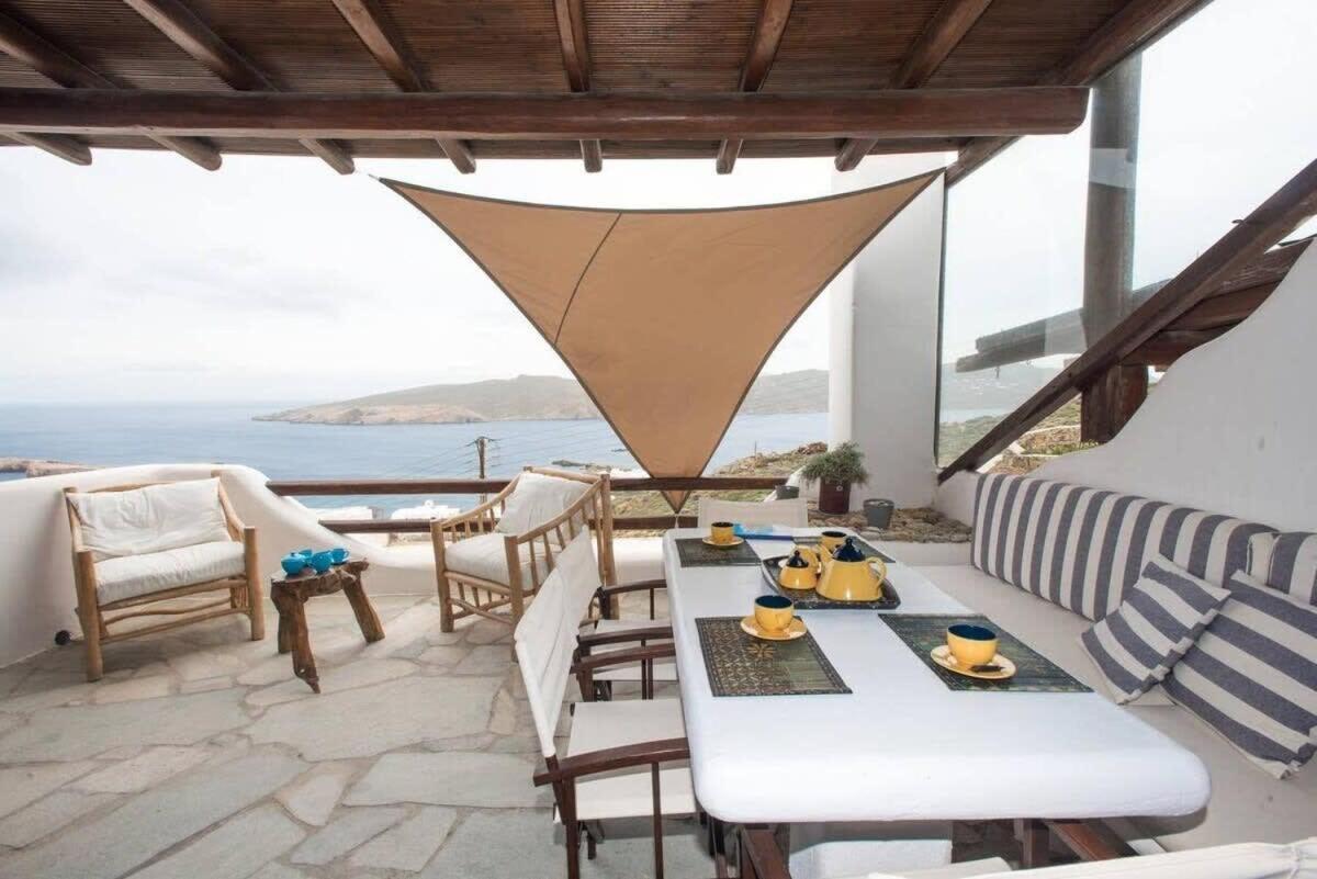 Apt With Amazing Balcony View Of Mykonos Apartamento *